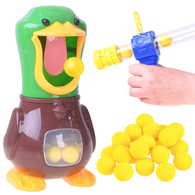 Arkadinis žaidimas pataikyk į antį su garso efektais