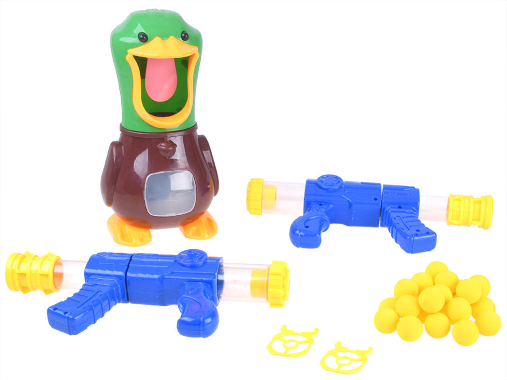 Arkadinis žaidimas pataikyk į antį su garso efektais