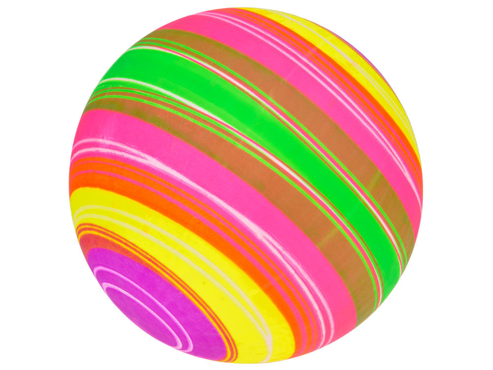 Vaivorykštės spalvų kamuolys 19 cm