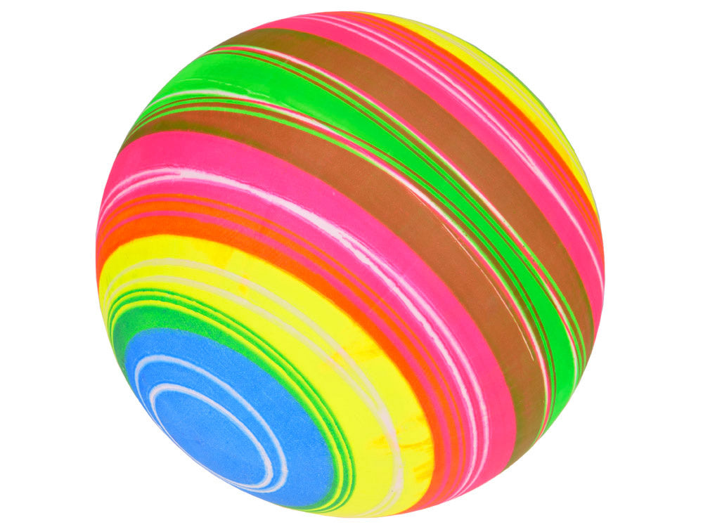 Vaivorykštės spalvų kamuolys 19 cm