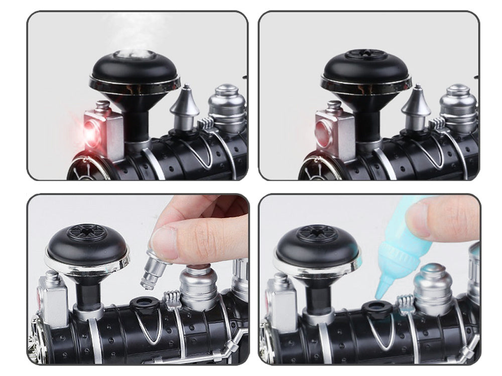 Nuotolinio budu valdymas traukinys su vagonais su garso ir šviesos efektais