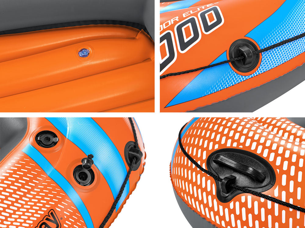 Pripučiama vienvietė valtis su irklais, Kondor Elite 2000, Bestway