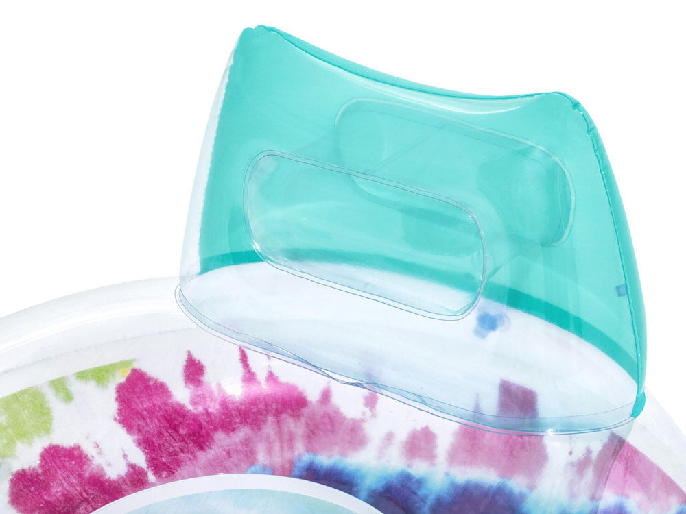 Pripučiamas plaukimo ratas su atlošu ir rankenomis Bestway