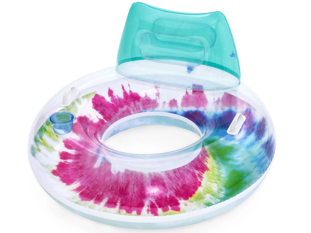 Pripučiamas plaukimo ratas su atlošu ir rankenomis Bestway