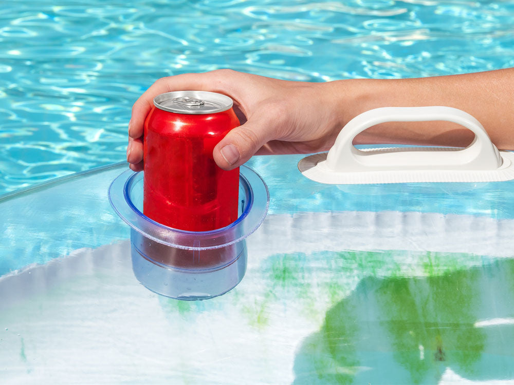 Pripučiamas plaukimo ratas su atlošu ir rankenomis Bestway