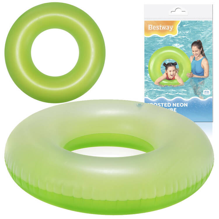 Pripučiamas plaukimo ratas 76 cm, Bestway, žalias