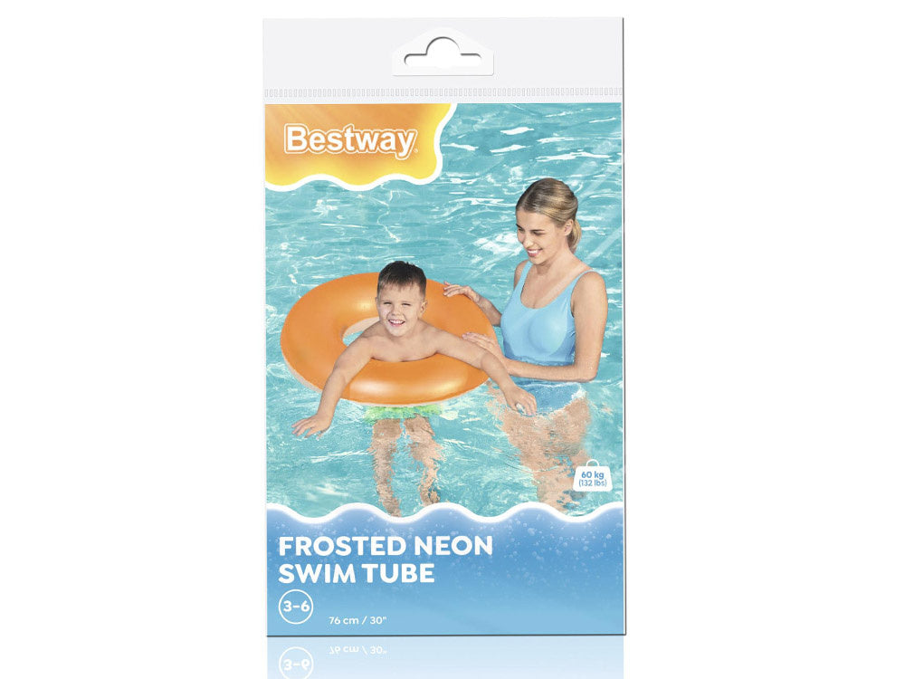 Pripučiamas plaukimo ratas 76 cm, Bestway, oranžinis