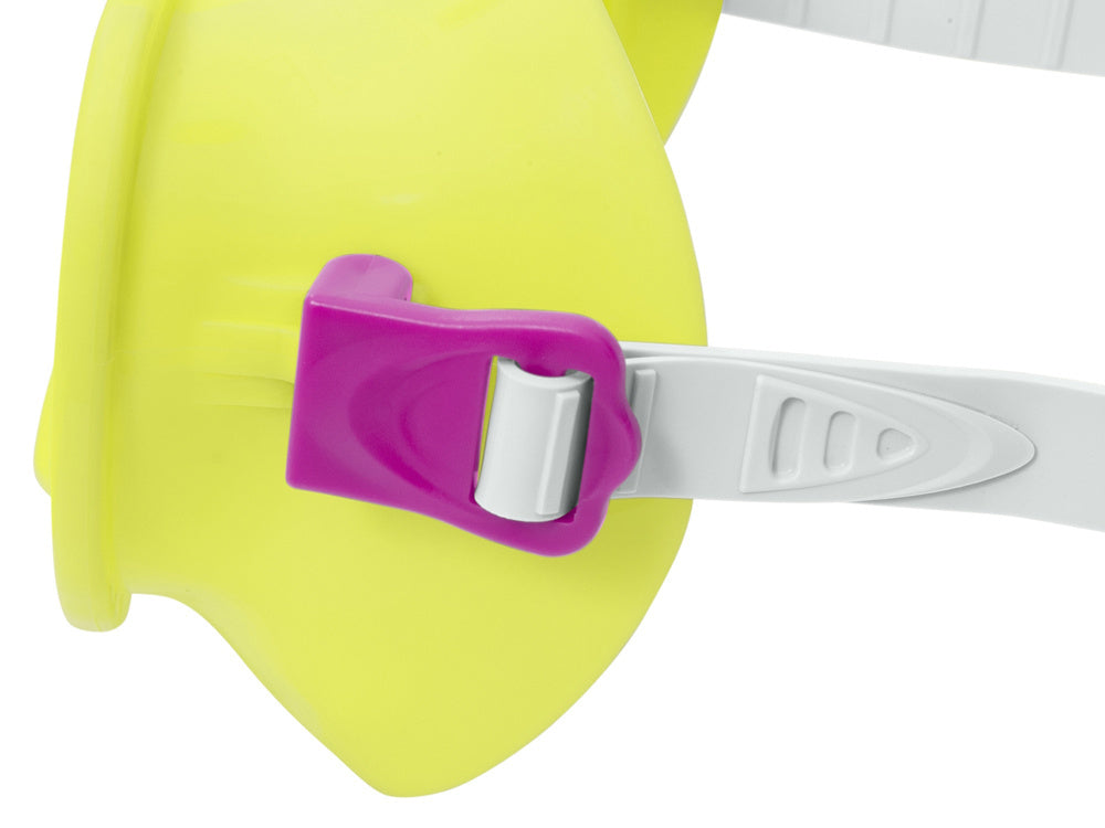 Nardymo kaukė su vamzeliu, Bestway, geltona