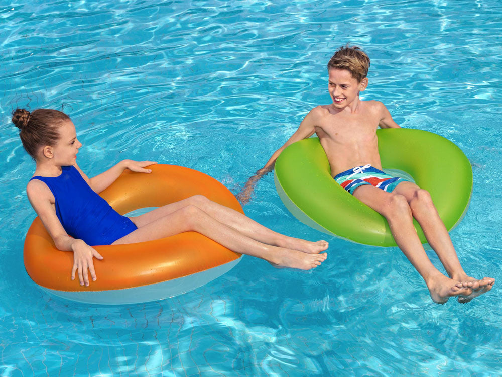 Pripučiamas ratas 91 cm, Bestway, oranžinis