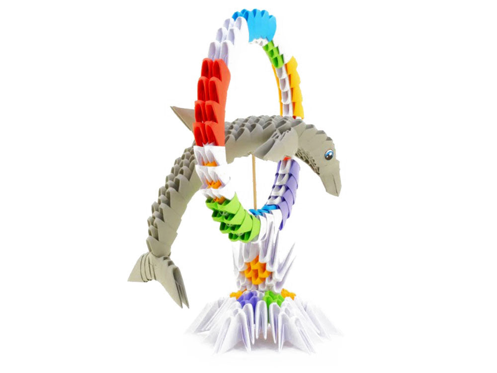 3D Origami kūrybinis rinkinys vaikams „Delfinas“