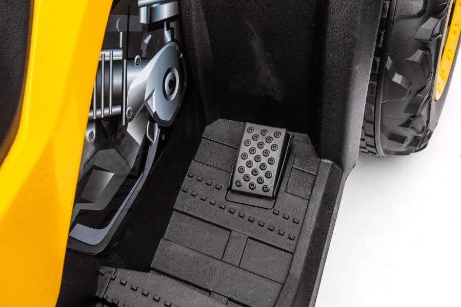 Elektrinis keturratis vaikams 4x4 320W 24 V, geltonas