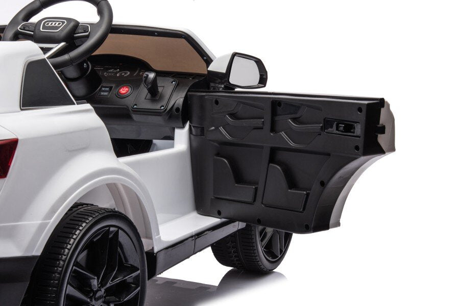 Vienvietis elektromobilis vaikams Audi Q7, baltas