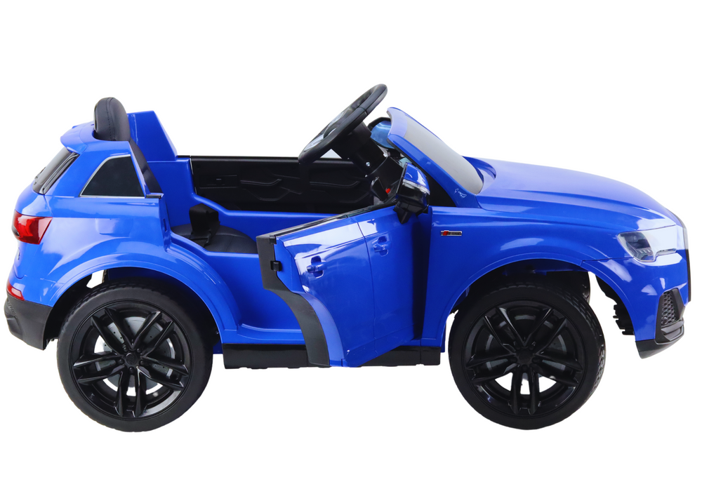 Vienvietis elektromobilis Audi Q7, mėlynas