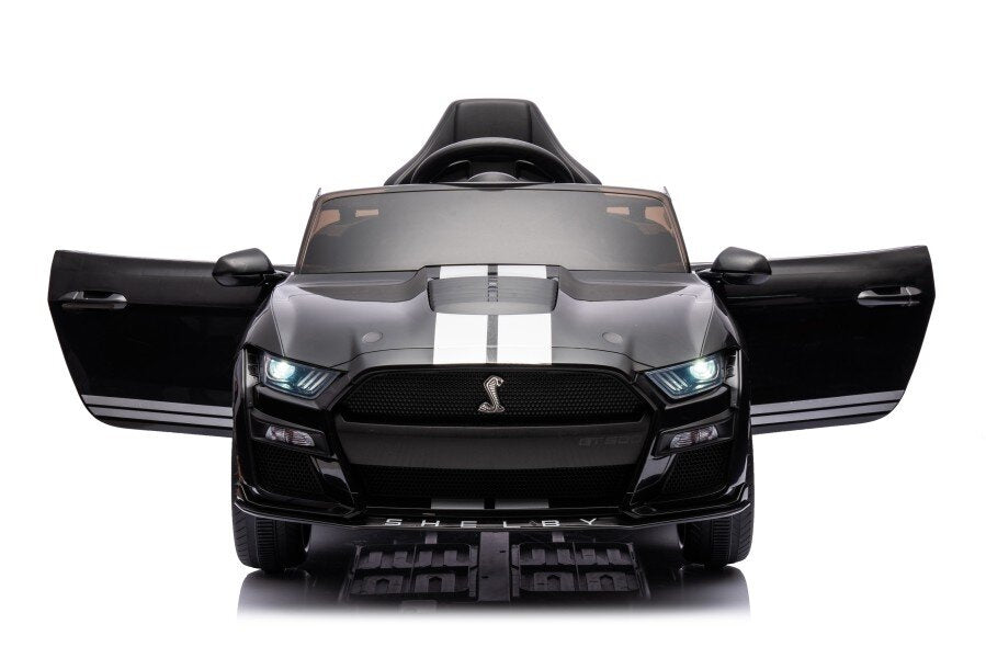 Vienvietis elektromobilis vaikams Ford Mustang GT500 Shelby, juodas