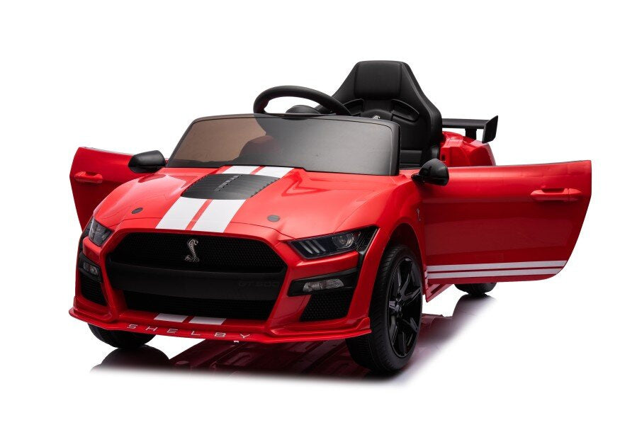 Vienvietis elektromobilis vaikams Ford Mustang GT500 Shelby, raudonas