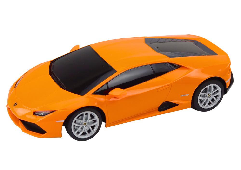 Nuotoliniu būdu valdomas Lamborghini Huracan automobilis 1:24, oranžinis