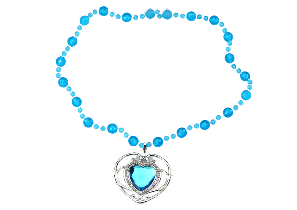 Mažosios princesės aksesuarų rinkinys su deimantais, mėlynas