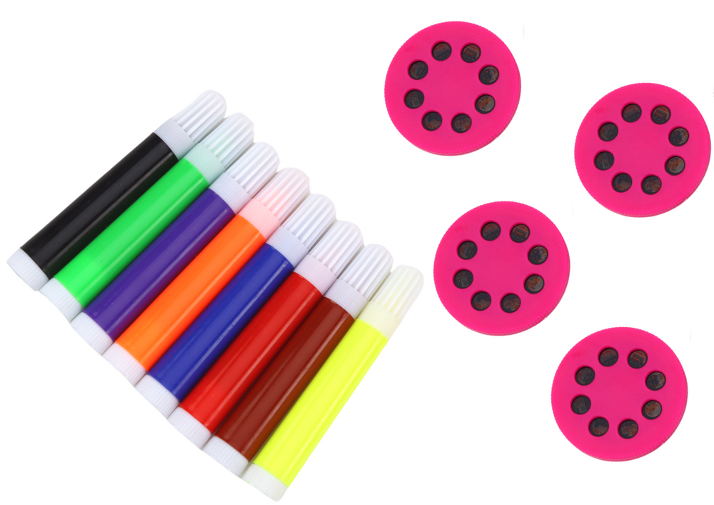 Piešimo stalas su projektoriumi, rožinis