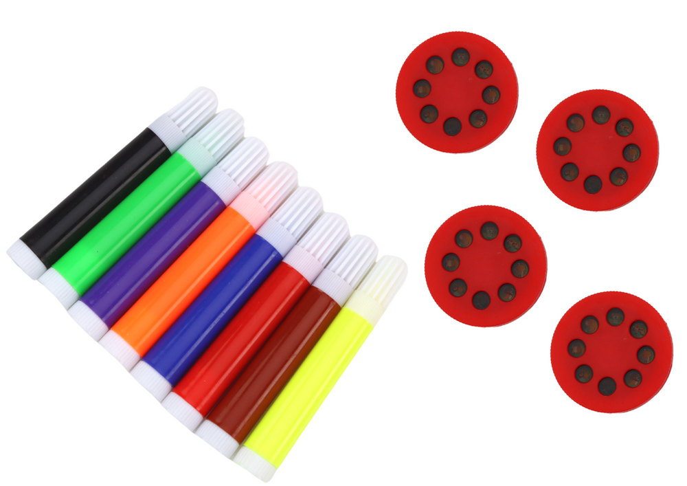 Piešimo stalas su projektoriumi, mėlynas