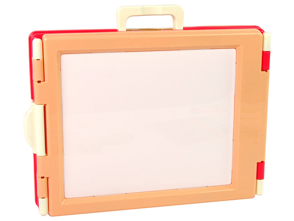 Daugiafunkcinis dvipusis žaidimų stalas 3in1, raudonas