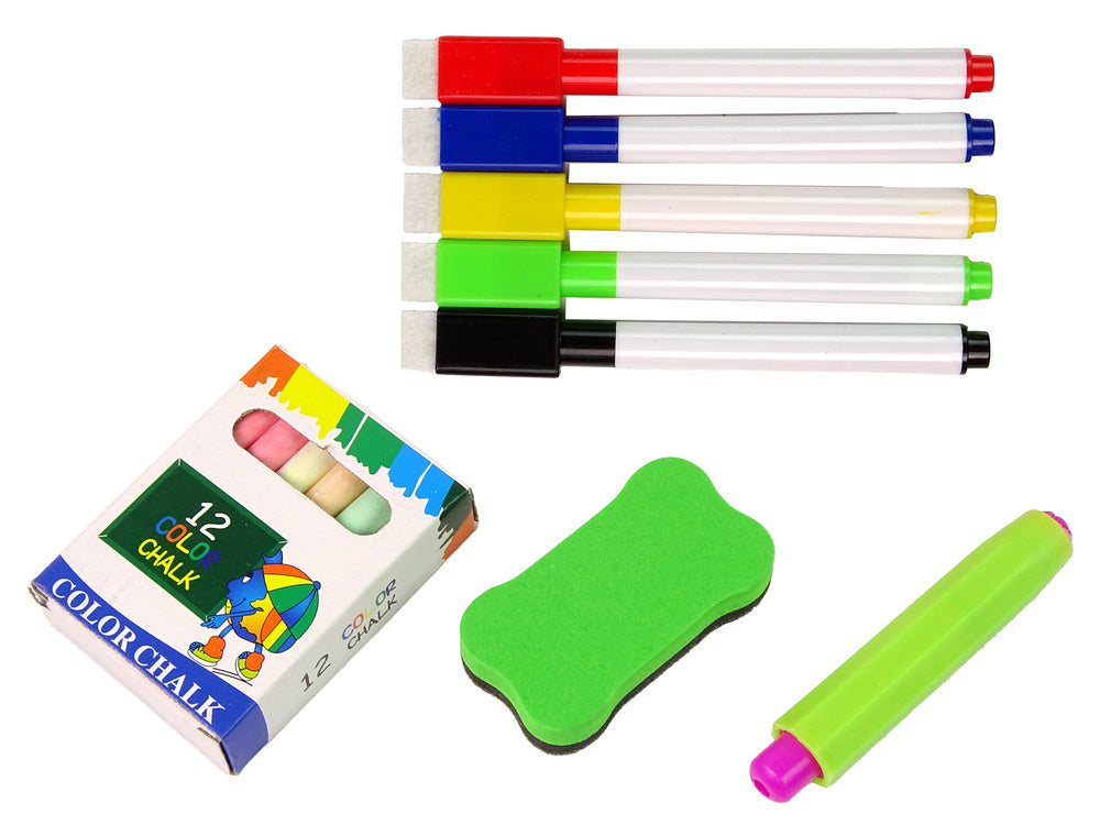 Daugiafunkcinis dvipusis žaidimų stalas 3in1, raudonas