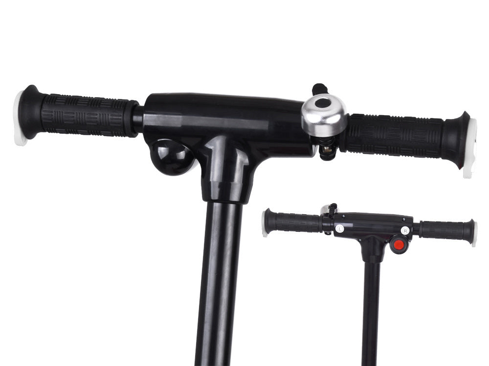 Elektrinis paspirtukas su LED apšvietimu, baltas