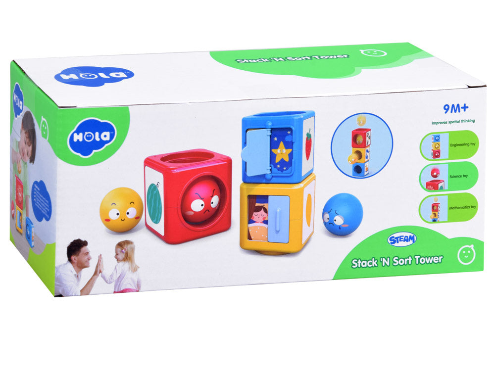 Spalvingas dėliojamas bokštas, Hola