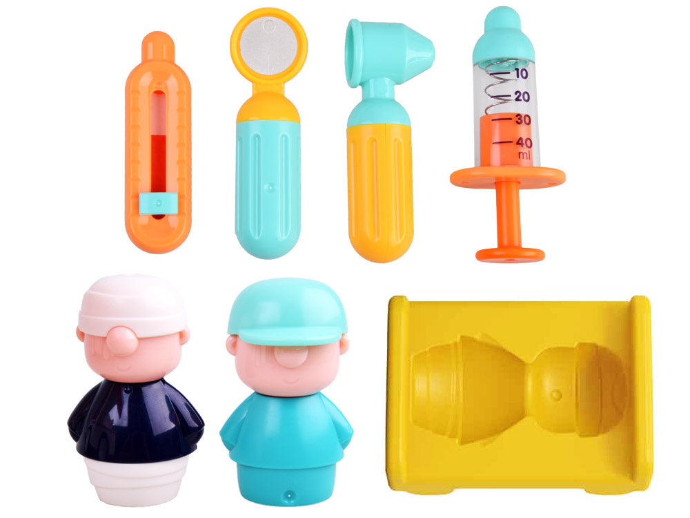 Žaislinis greitosios pagalbos automobilis su šviesos ir garso efektais