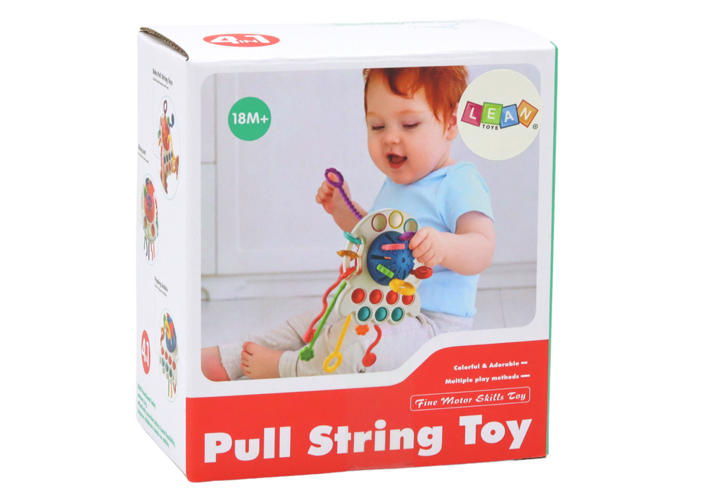 Sensorinis spalvotas žaislas aštuonkojis