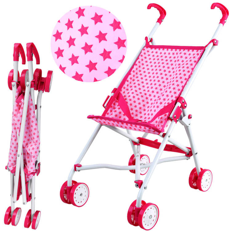 Lėlių vežimėlis, rožinis