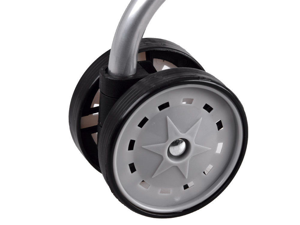 Lėlių vežimėlis, juodai rožinis