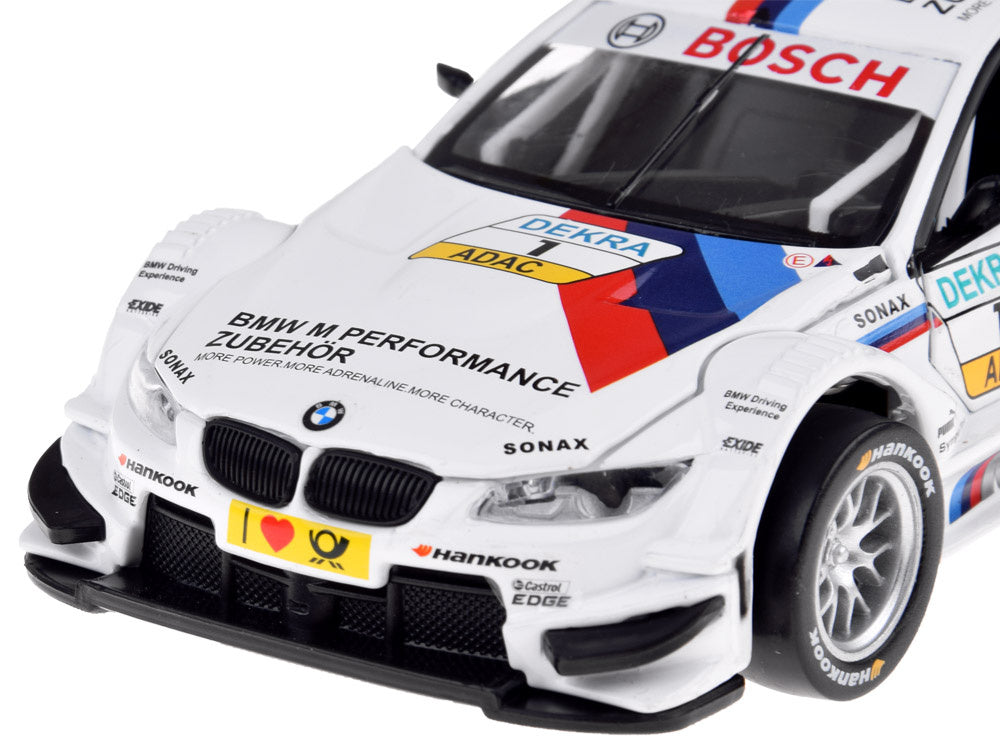 Metalinis sportinis BMW M3 DTM automobilis su garso ir šviesos efektais