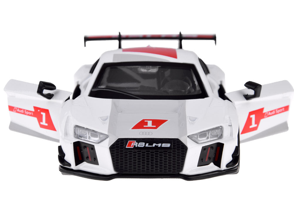 Metalinis sportinis Audi R8 LMS automobilis su garso ir šviesos efektai