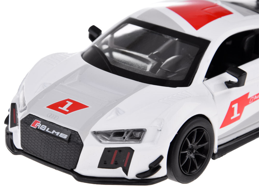 Metalinis sportinis Audi R8 LMS automobilis su garso ir šviesos efektai