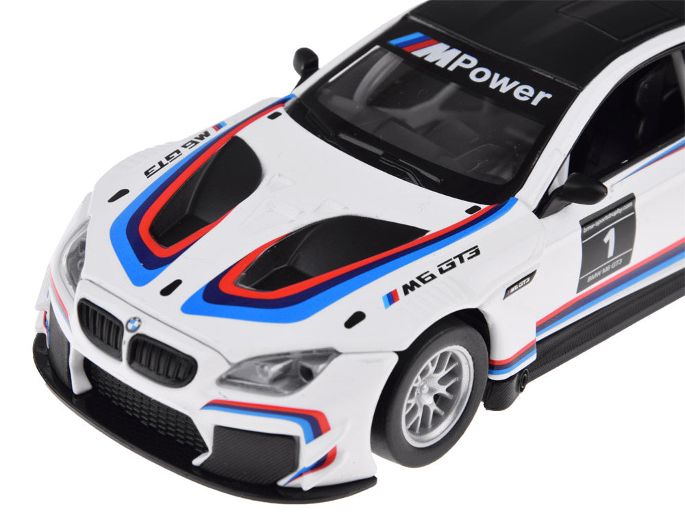 Metalinis BMW M6 GT3 automobilis su garso ir šviesos efektais