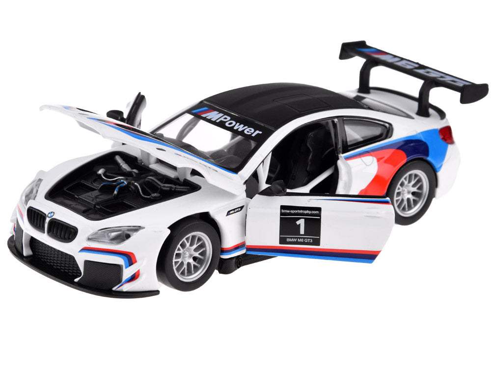 Metalinis BMW M6 GT3 automobilis su garso ir šviesos efektais