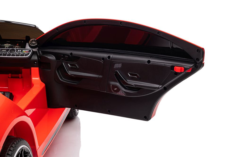 Vienvietis elektromobilis  vaikams  Mercedes CLA 45s AMG 4x4, raudonas