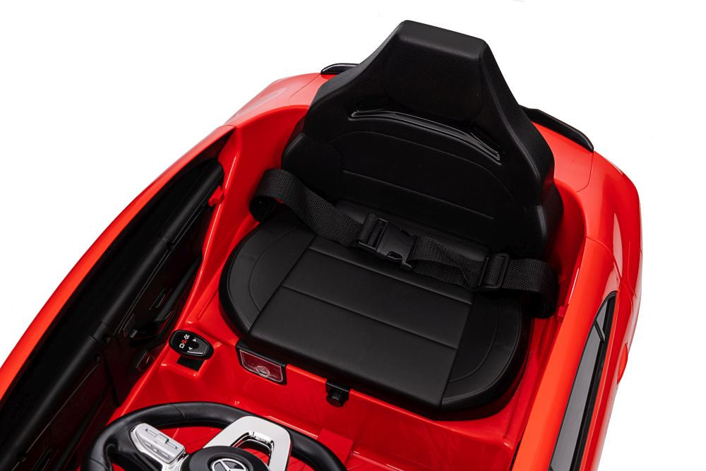 Vienvietis elektromobilis  vaikams  Mercedes CLA 45s AMG 4x4, raudonas