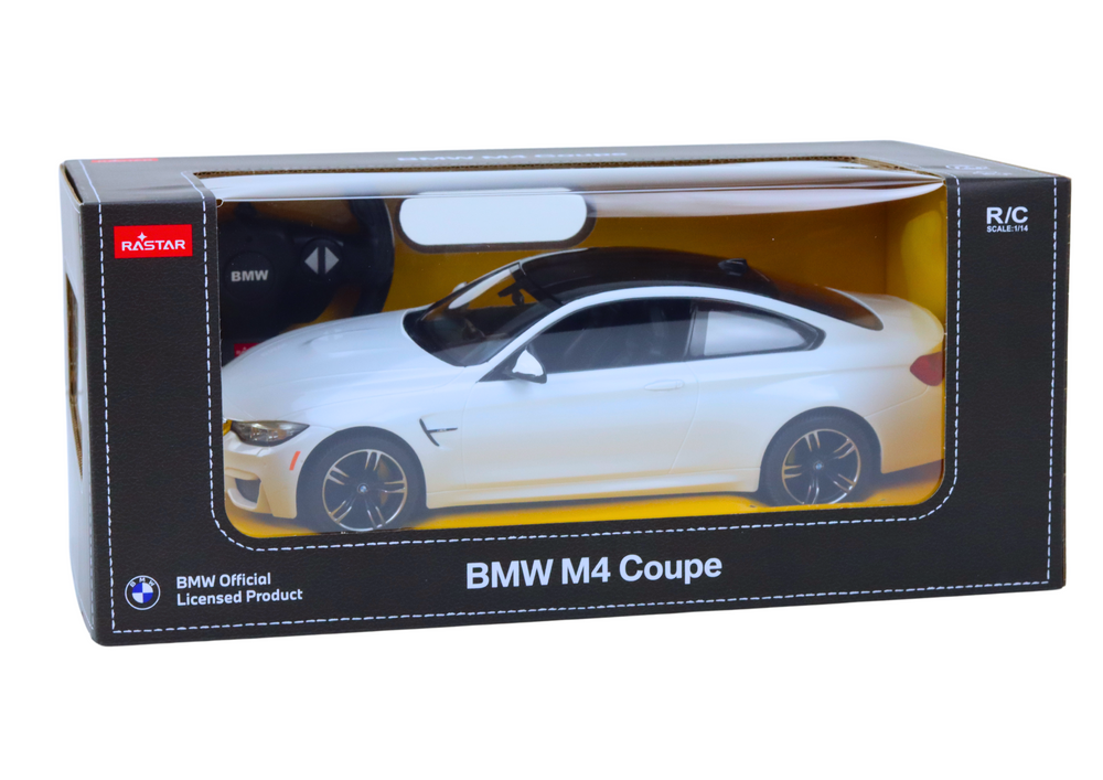 Nuotoliniu būdu valdymas BMW M4 Copue automobilis 1:14, baltas