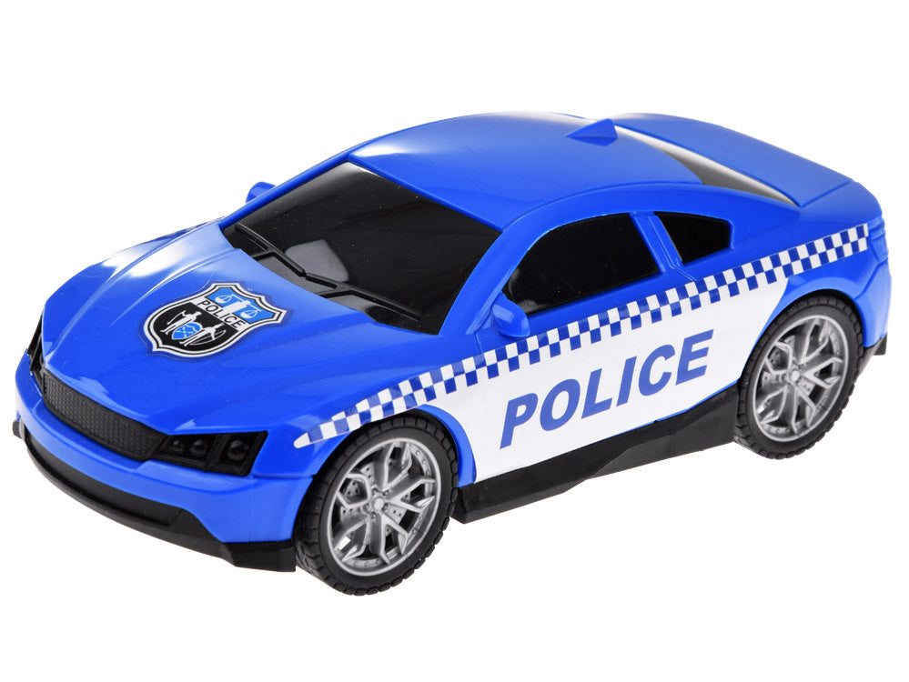 Policijos transporto priemonių rinkinys su šviesos ir garso efektais