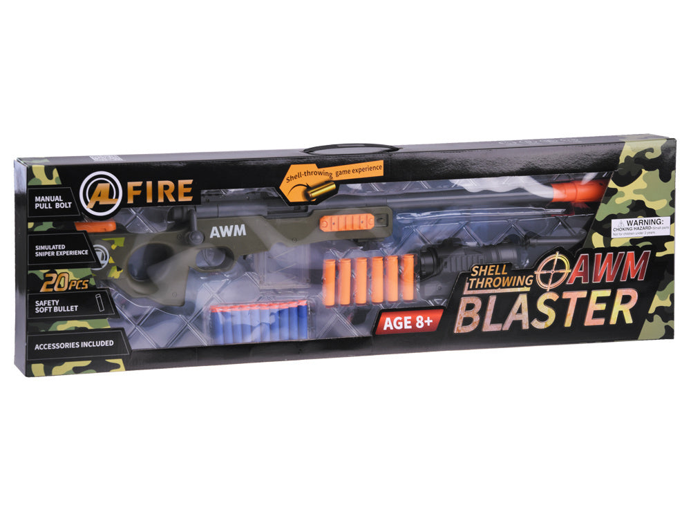 Žaislinis snaiperio šautuvas su priedais