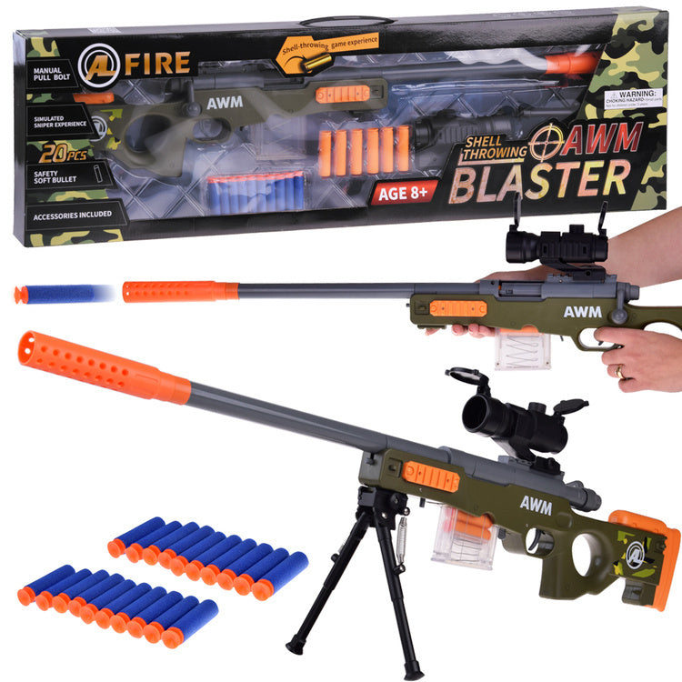 Žaislinis snaiperio šautuvas su priedais