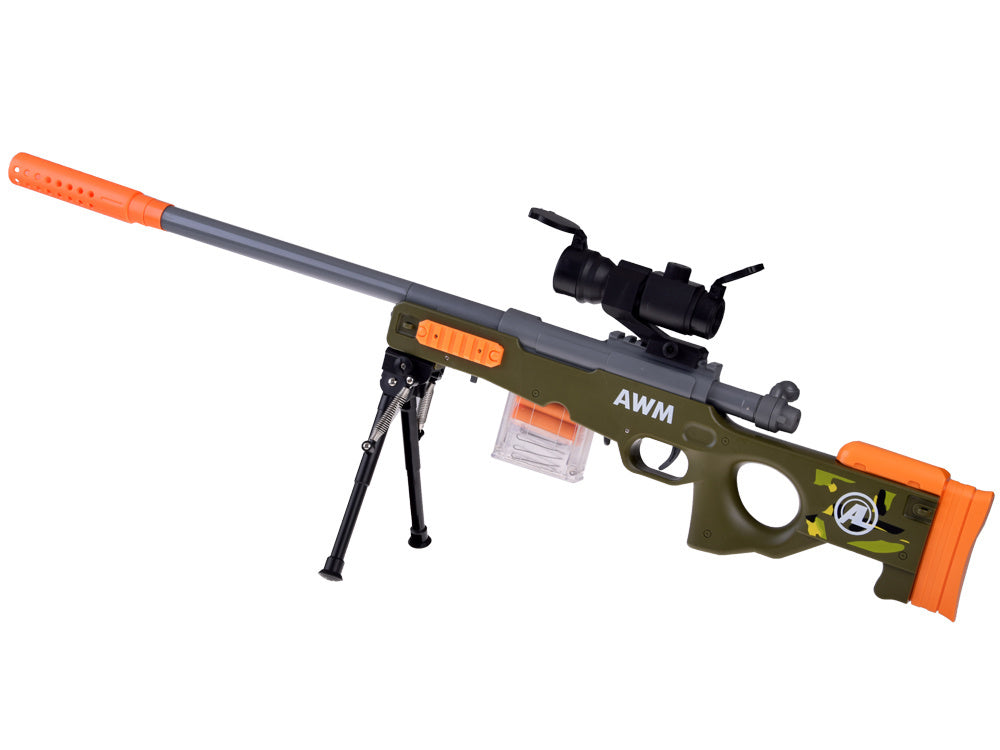Žaislinis snaiperio šautuvas su priedais
