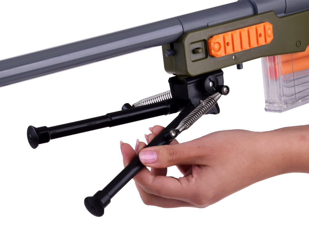 Žaislinis snaiperio šautuvas su priedais