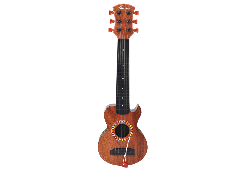 Vaikiškas medinė gitara, ruda