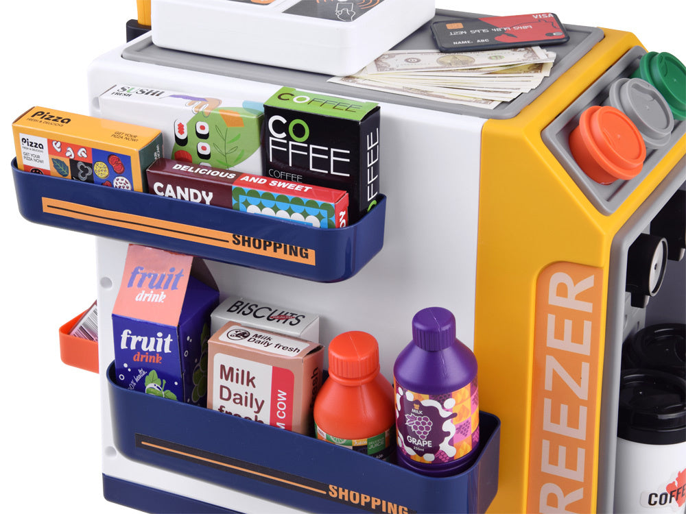 Žaislinė savitarnos parduotuvė su priedais