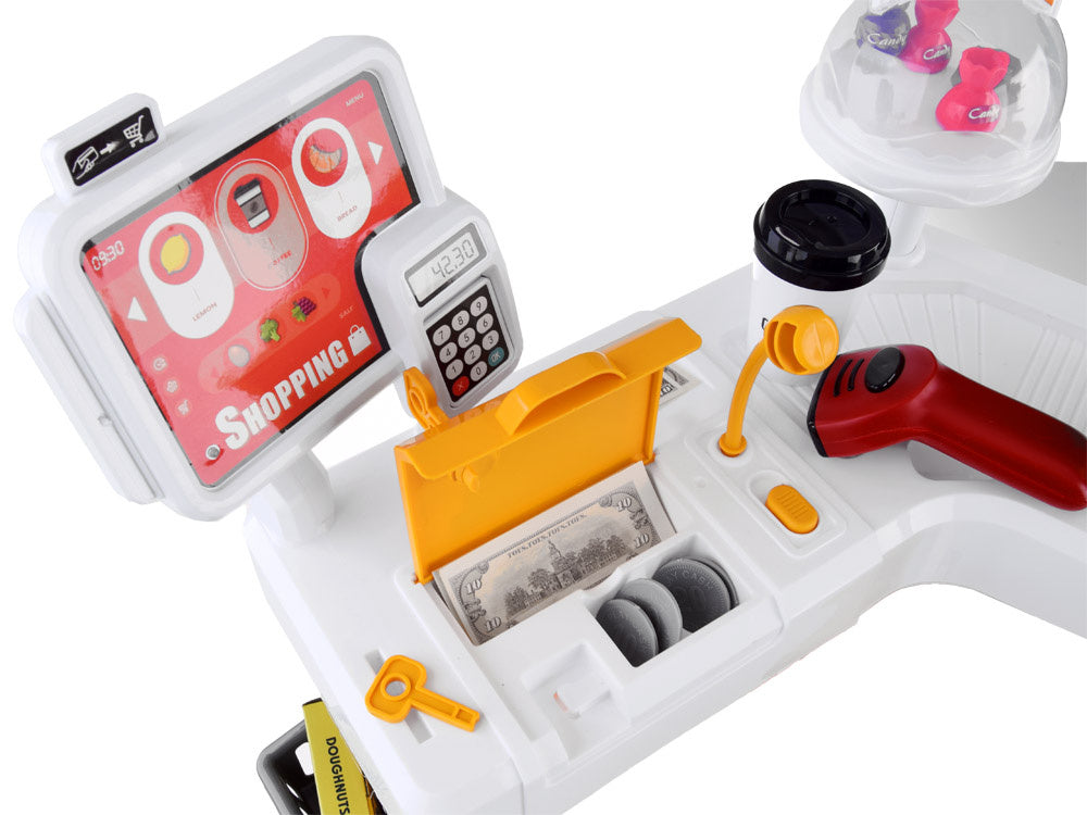 Vaikiška parduotuvės su vežimėlių ir priedais