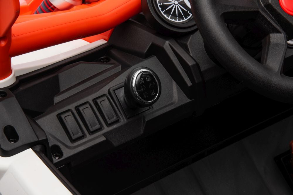 Vienvietis elektrinis bagis NEL-901 4x4 UTV, oranžinis