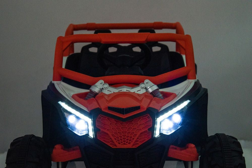 Vienvietis elektrinis bagis NEL-901 4x4 UTV, oranžinis