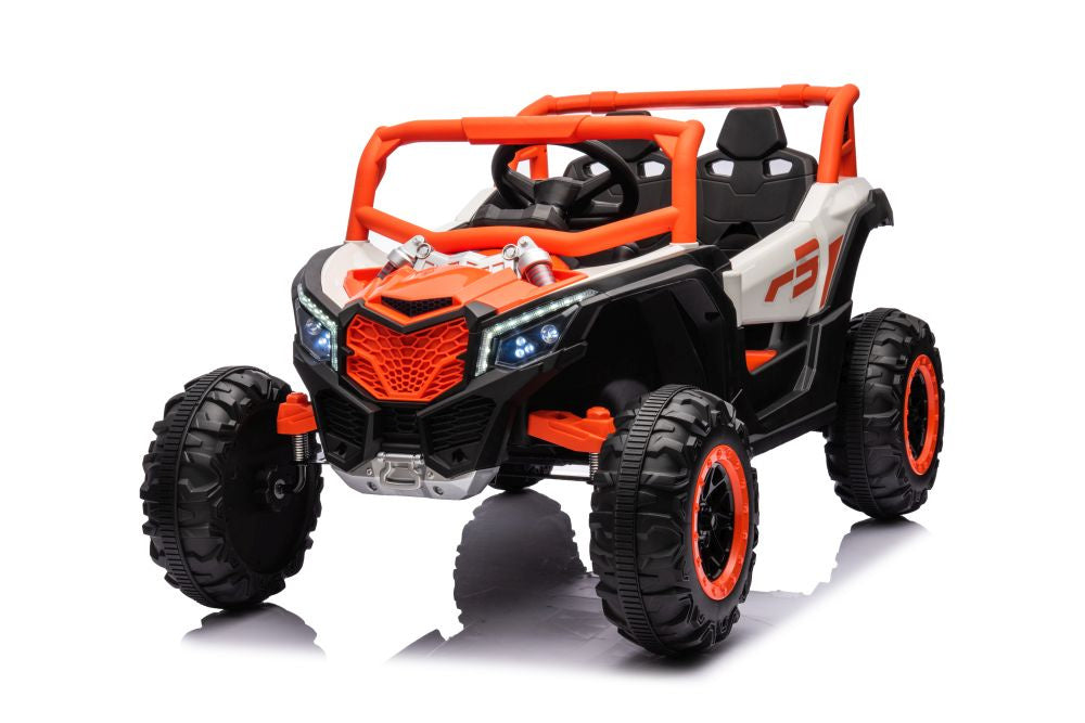 Vienvietis elektrinis bagis NEL-901 4x4 UTV, oranžinis